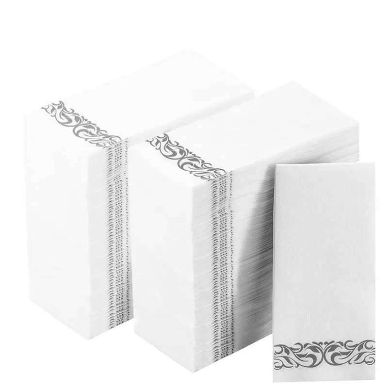 Ecoquality Disposable Bathroom Hand Towels Dinner Paper Napkins With